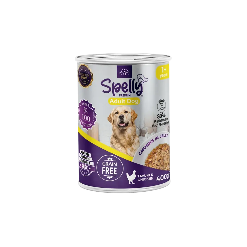 Spelly Köpek Konserve Tavuklu 400 gr