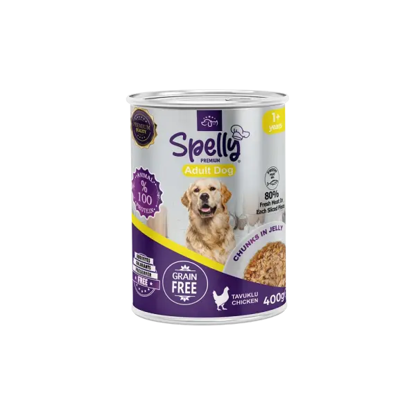 Spelly Köpek Konserve Tavuklu 400 gr