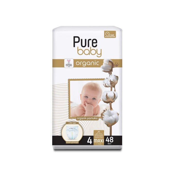 Pure Baby Pamuk Jumbo Maxi No:4 48li