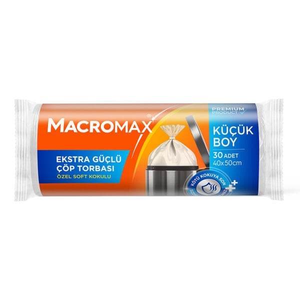 Macromax Extra Güçlü Çöp Torbası Küçük Boy