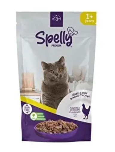 Spelly Pouch Kedi Tavuklu 85 gr