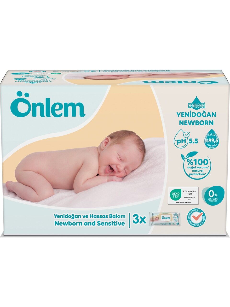 Önlem Yenidoğan Islak Mendil 40X3