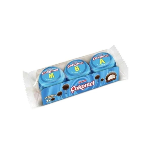 Ülker Çokomel Marshmallow Sade 3x12 Gr