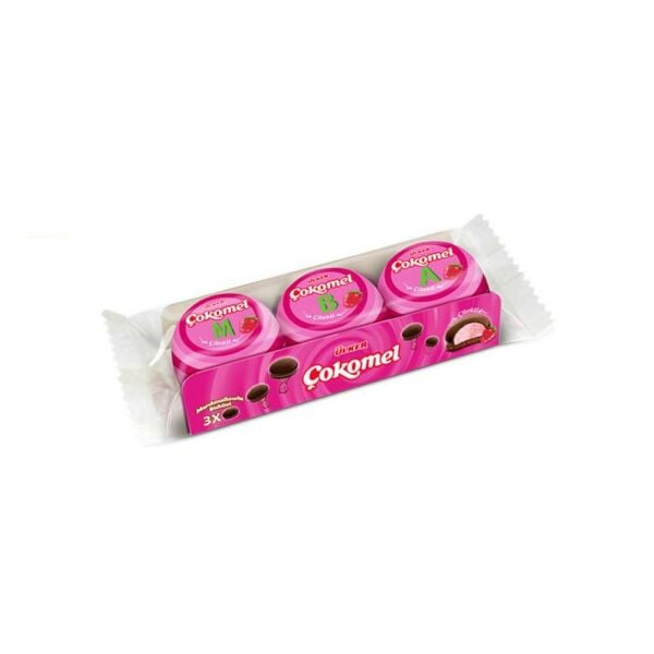 Ülker Çokomel Marshmallow Çilekli 3x12 Gr