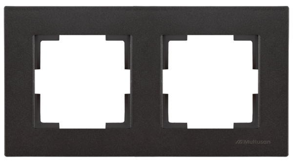 Mutlusan Rita Siyah İkili Çerçeve Yatay