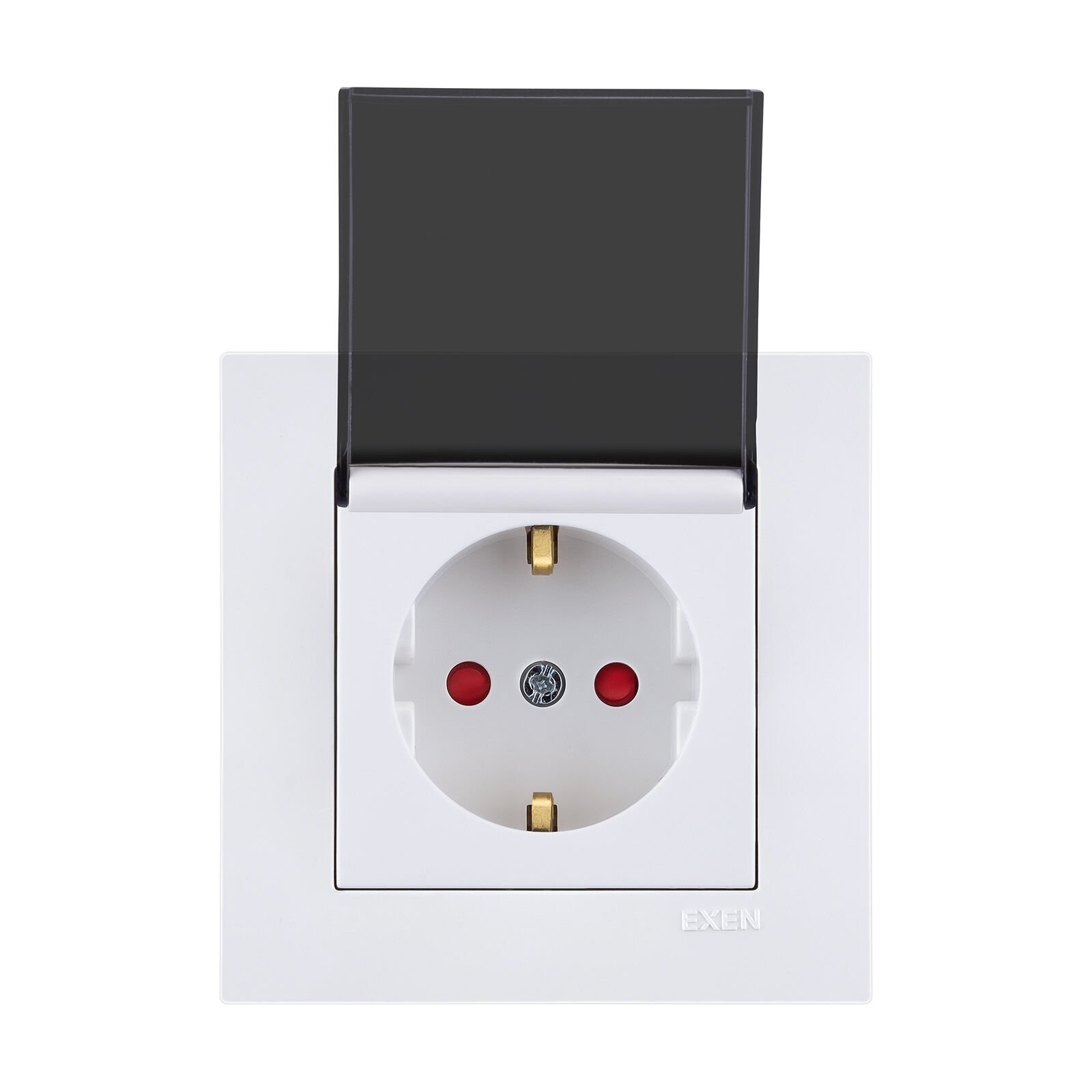 Exen Karell Blisterli Beyaz Çocuk Korumalı Topraklı Priz