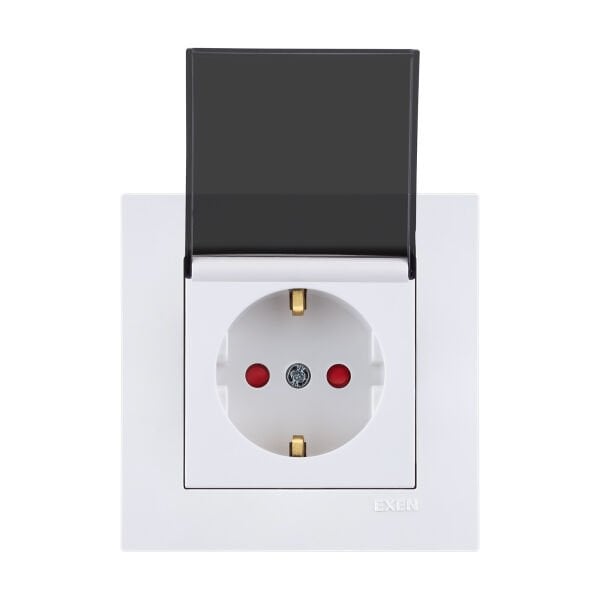 Exen Karell Blisterli Beyaz Çocuk Korumalı Topraklı Priz