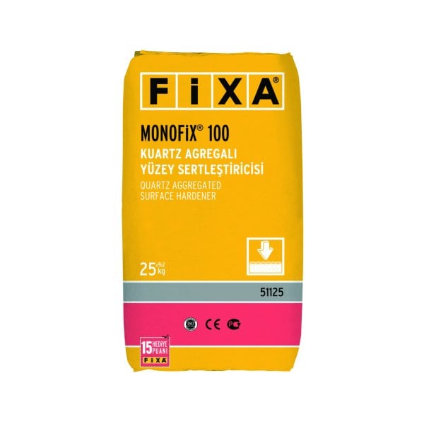 Fixa Monofix 100 Yüzey Sertleştirici Kırmızı 25 Kg