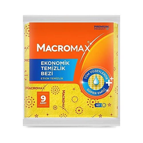 Macromax Eko Temizlik Bezi 9 lu