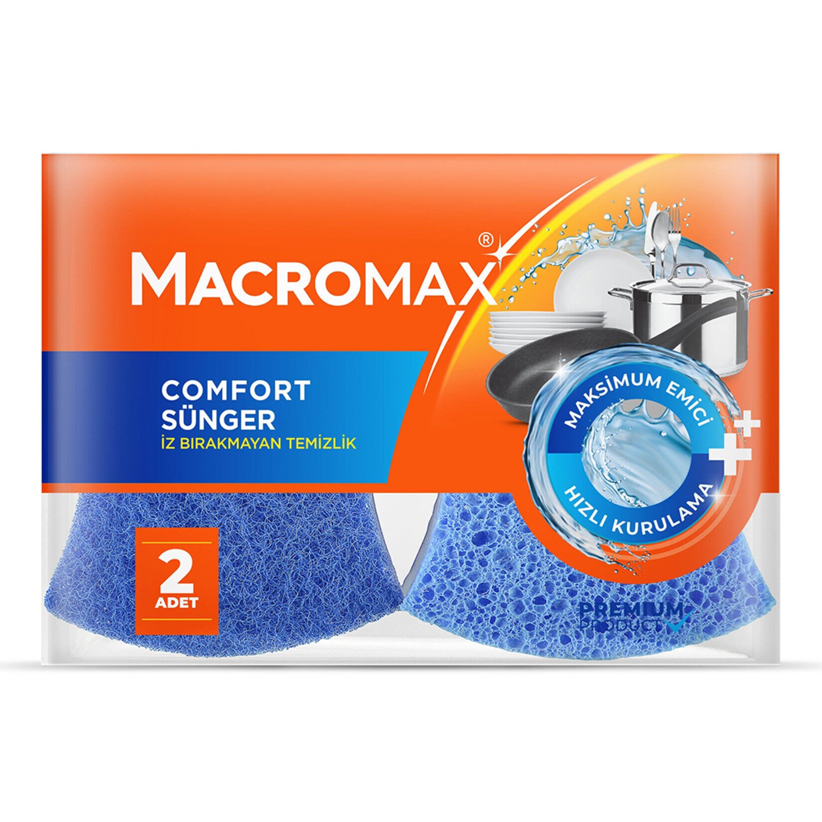 Macromax Comfort Sünger 2 li