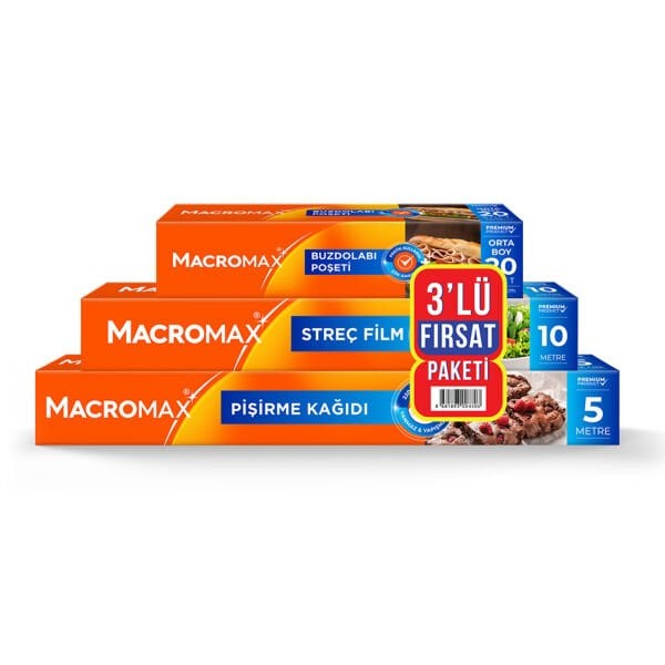 Macromax 3 lü Fırsat Paketi
