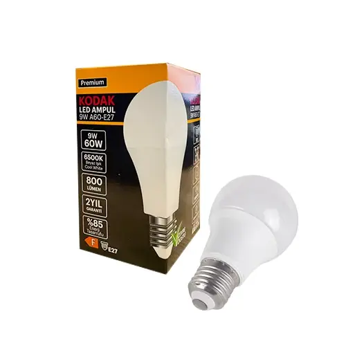 Kodak Çinko Karbon Led Ampül 9w A60-E27 800- 820L