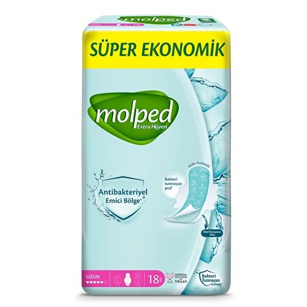 Molped Extra Hijyen Antibakteriyel Uzun 18 li