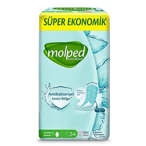 Molped Extra Hijyen Antibakteriyel Normal 24 lü