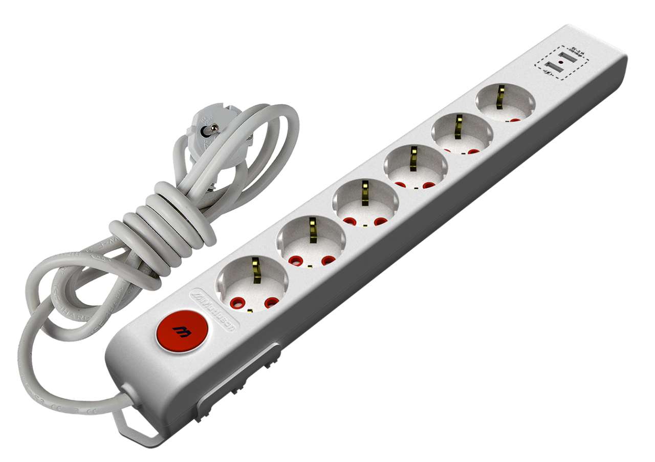 Ri-Tech 6 lı Usb Anaht.Top.Grup Priz 3 Mt