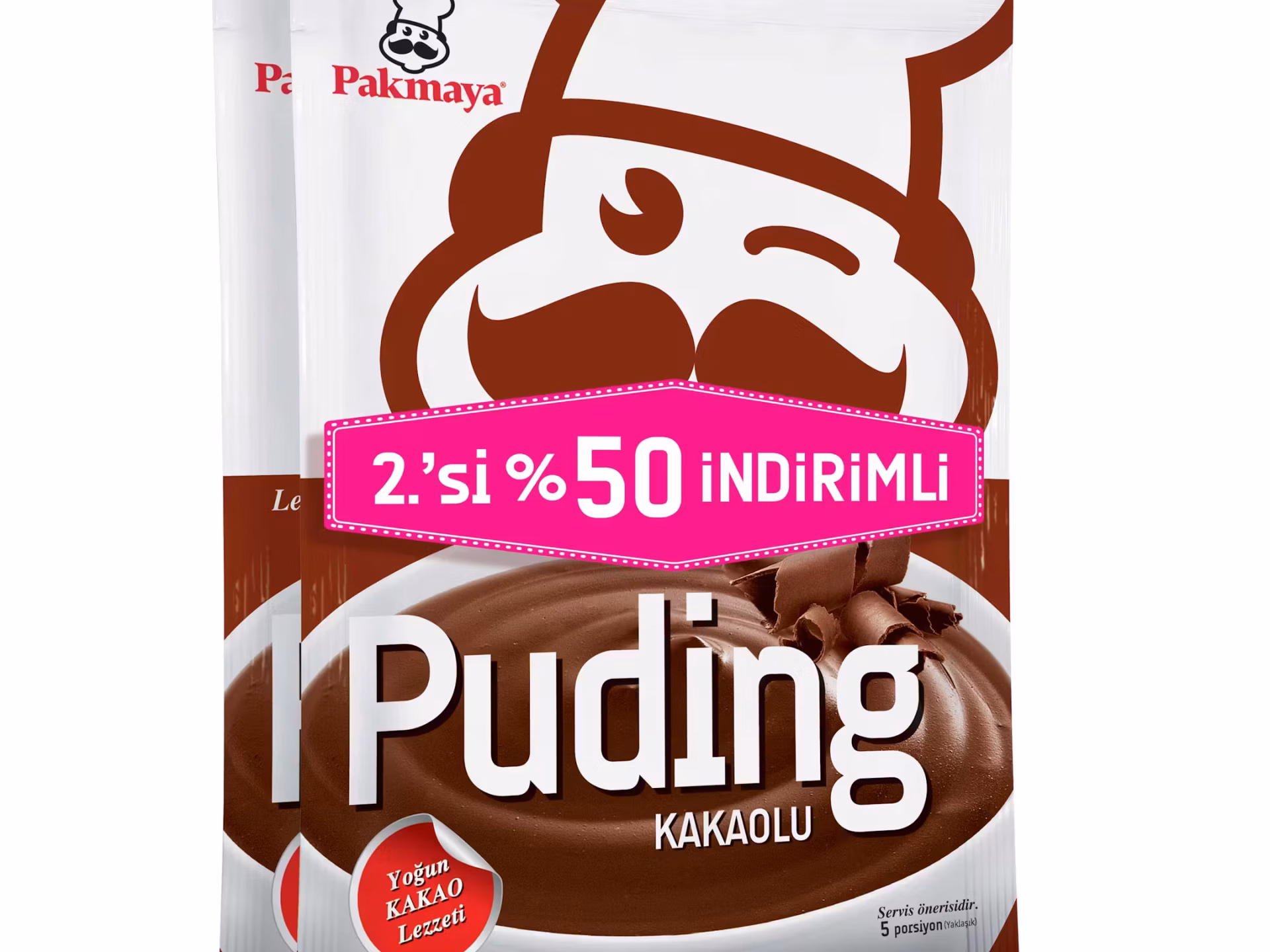 Pakmaya Kakaolu Puding 2*145gr