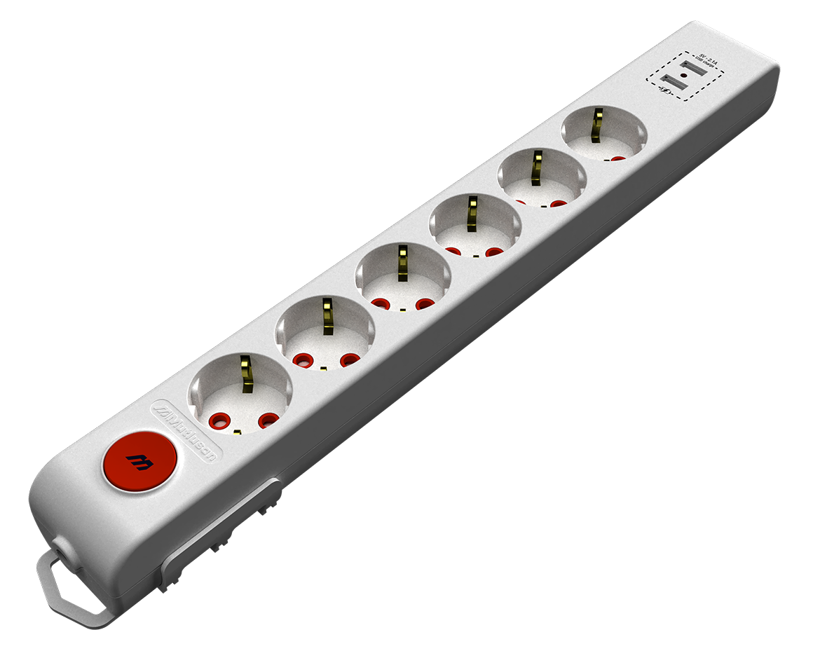 Ri-Tech 6 lı Usb Anaht.Top.Grup Priz Klemens