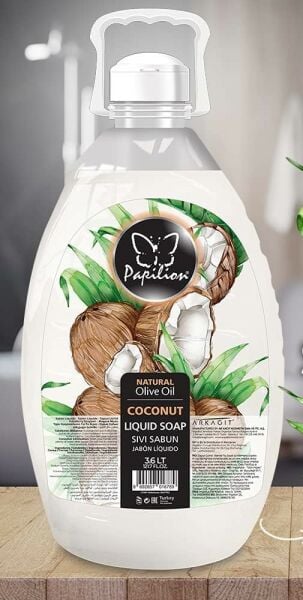 Papilion Sıvı Sabun Hindistan Cevizi 3600ml