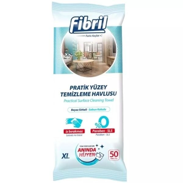 Fibril Yüzey Temizleme Sabun Kokulu 50 li