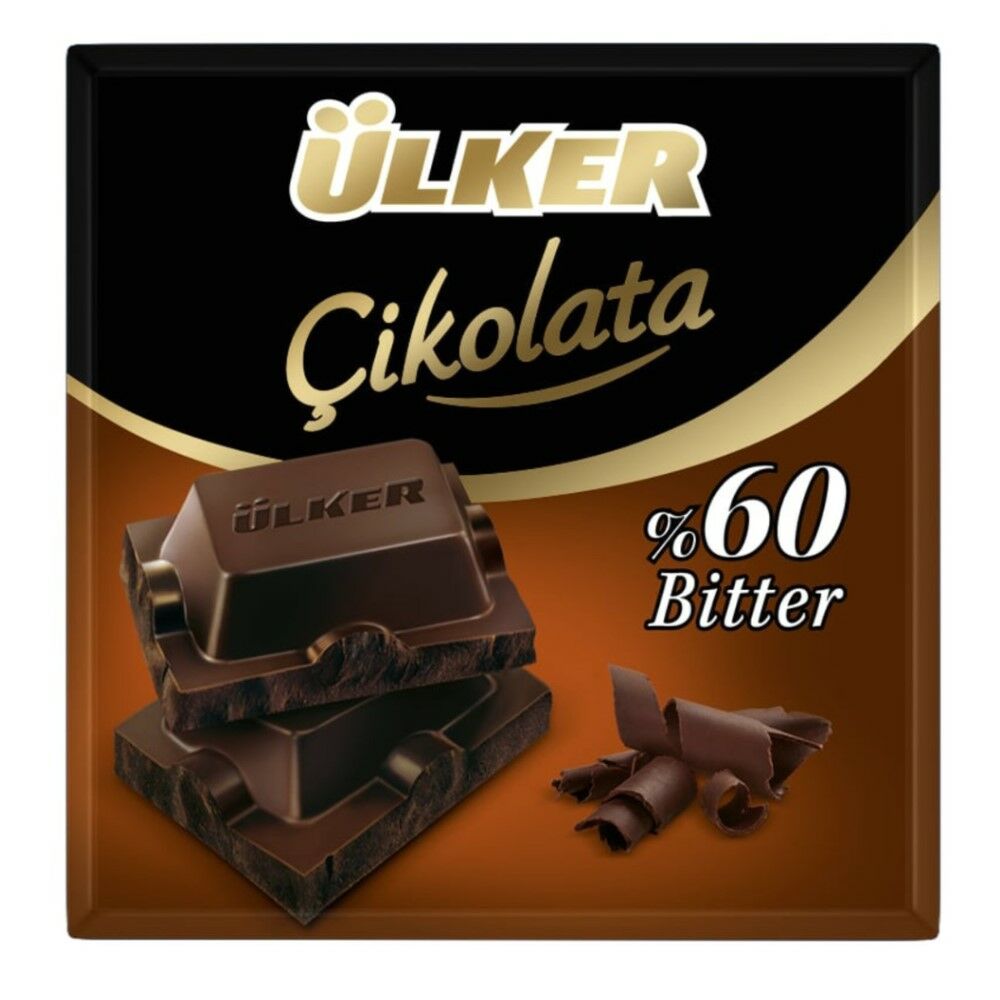 Ülker Çikolata Bitter %60 Kare 60g