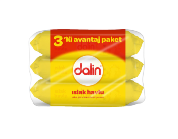 Dalin Islak Havlu 56 lı 3 lü