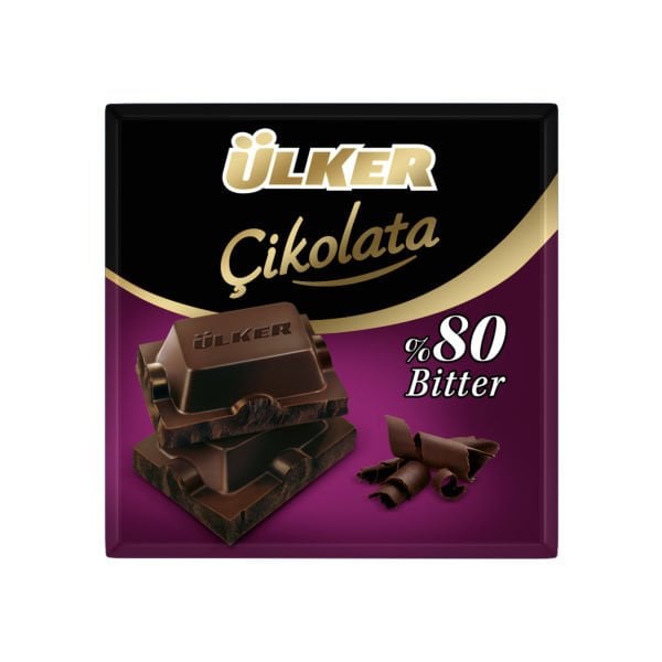 Ülker Çikolata Bitter % 80 60gr