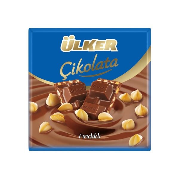 Ülker Fındıklı Kare Çikolata 60gr