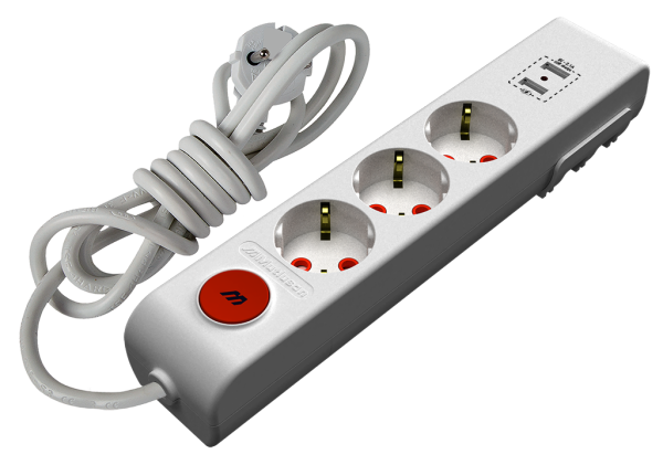 Ri-Tech 3 lü Usb Anaht.Top.Grup Priz 5 Mt