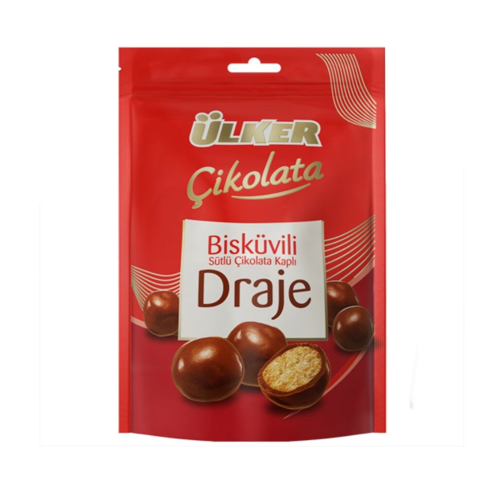 Ülker Bisküvili Sütlü Çikolata Kaplı Draje 150gr