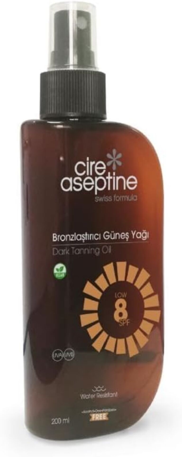 Cire Aseptine Bronzlaştırıcı Güneş Yağı 200ml