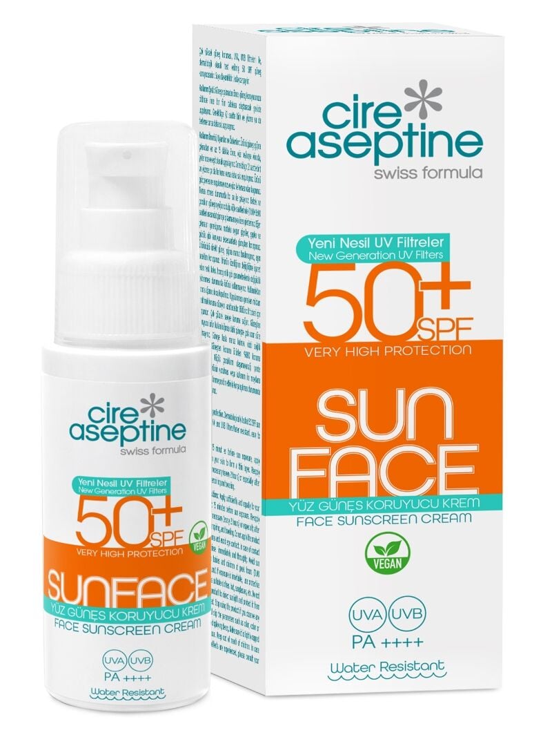 Cire Aseptine 50Spf Yüz Güneş Koruyucu 60ml