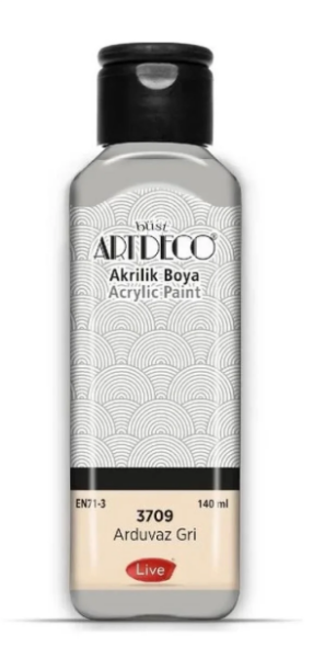 Artdeco Akrilik Boya 140ml Arduvaz Gri