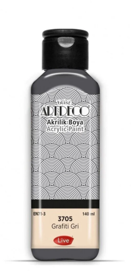 Artdeco Akrilik Boya 140ml Grafiti Gri