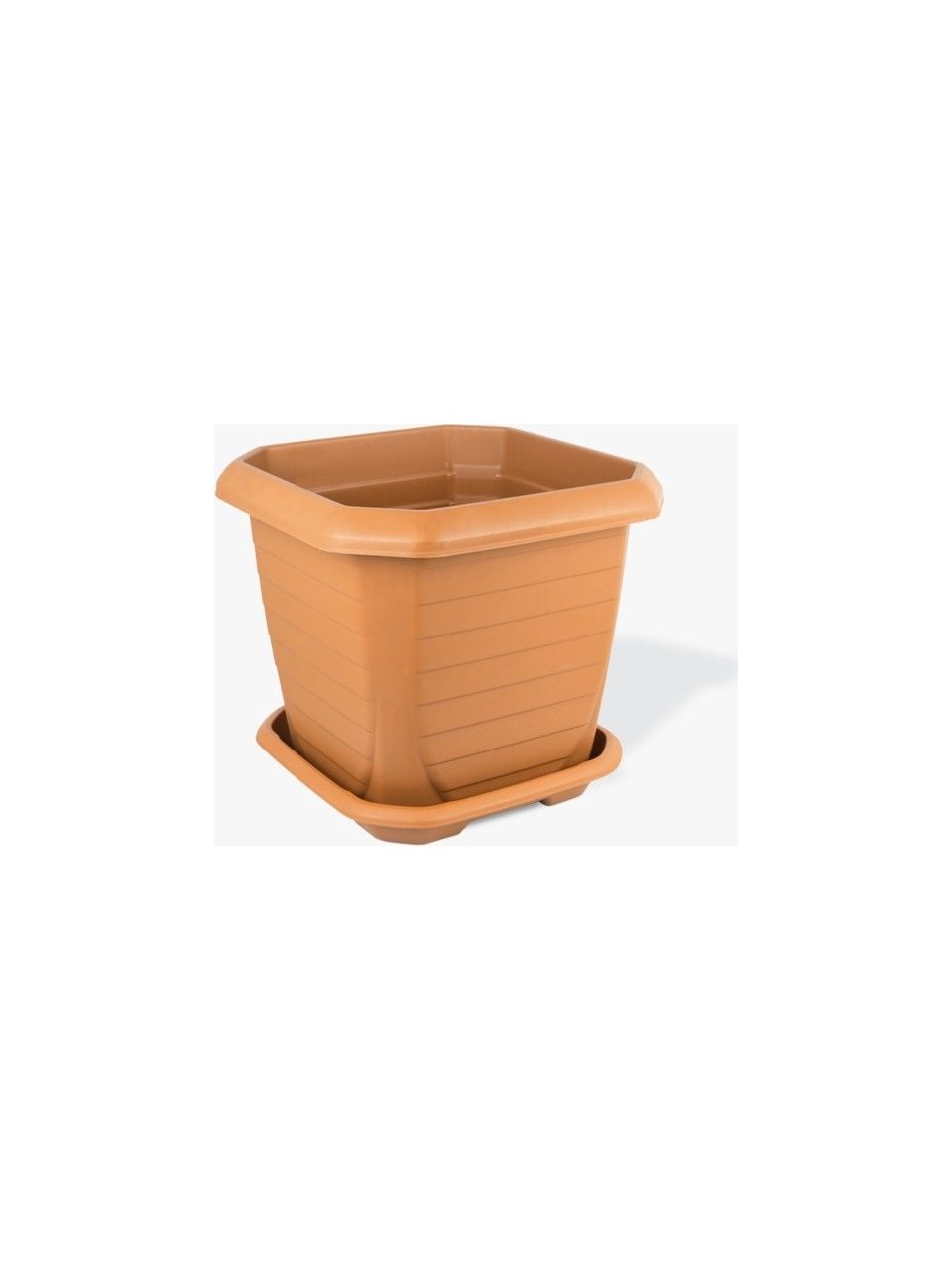 Lüks Saksı Dış Mekan Kare Büyük 72 lt