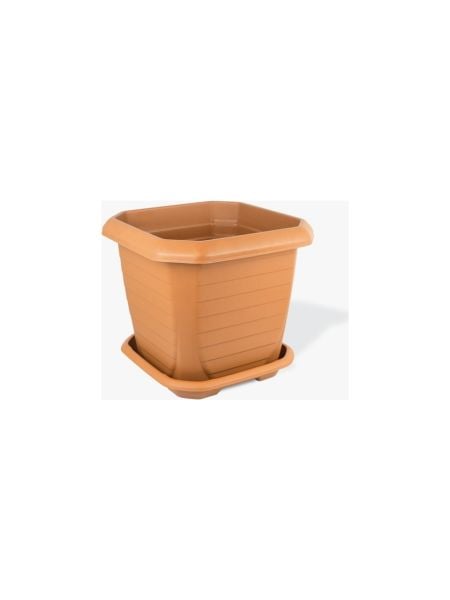 Lüks Saksı Dış Mekan Kare Büyük 72 lt