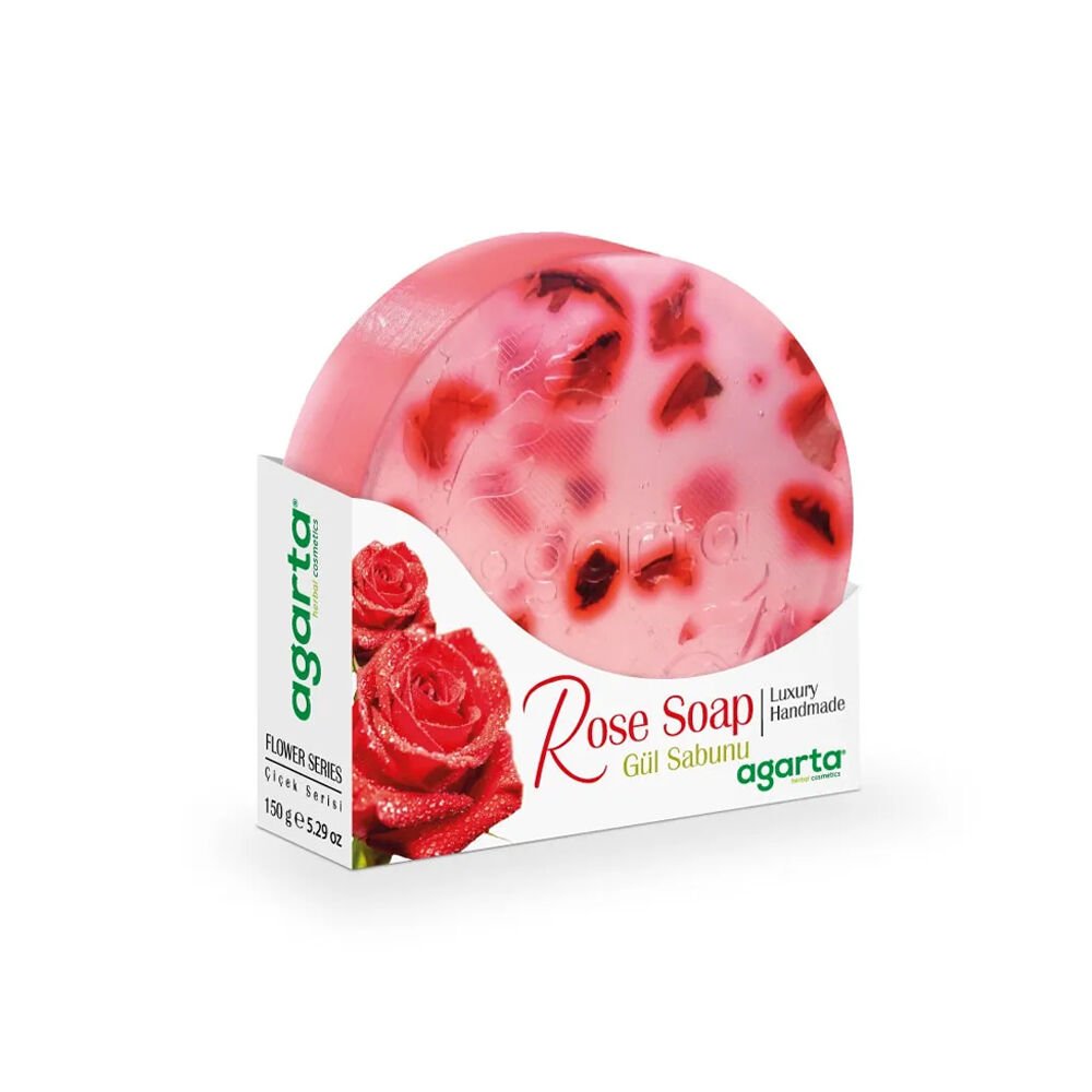 Agarta Doğal Çiçek Bahçesi Sabunu Gül 150g