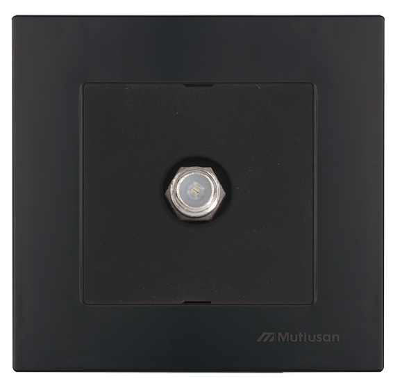 Mutlusan Rita Siyah Sat Prizi F Konnektör Bağlantı