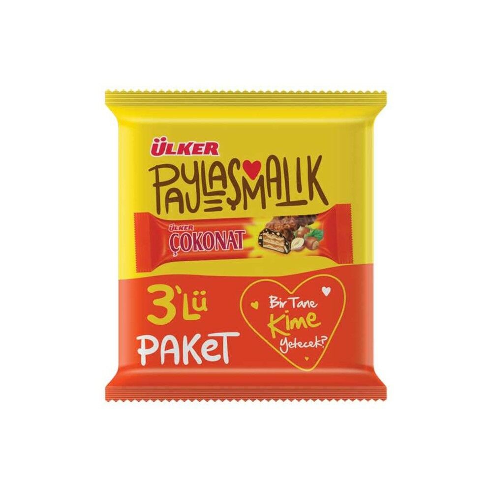 Ülker Çokonat Çikolatalı Gofret 3x33gr