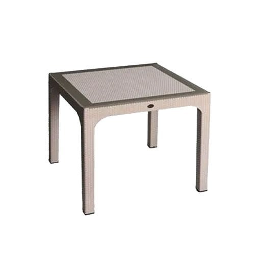 Holiday HM780 Troya Camlı Masa 90x90cm Kahve