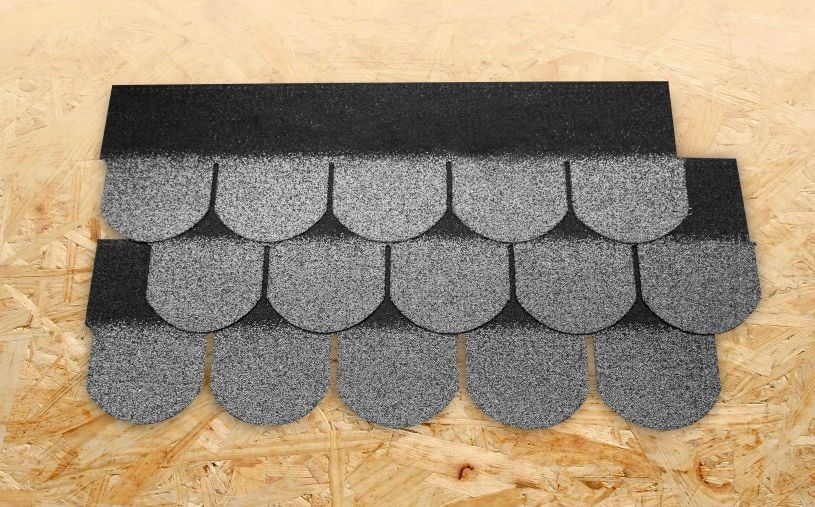 4X4 Shingle Gri Yuvarlak 2,61m2