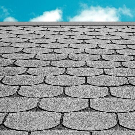 4X4 Shingle Gri Yuvarlak 2,61m2