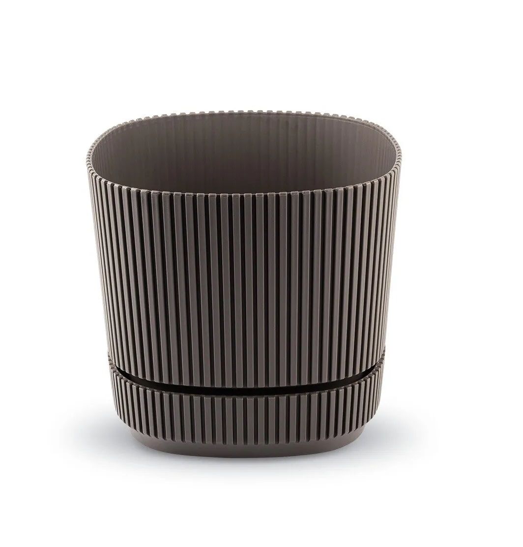 Pera Kare Saksı NO:2 Krater Kahve