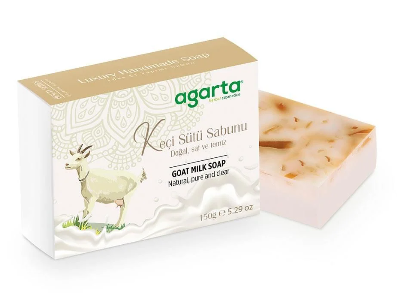 Agarta Doğal El Yapımı Güzel.Sabunu Keçi Sütü 150g