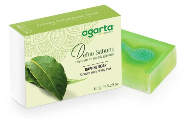 Agarta Doğal El Yapımı Güzel.Sabunu Defne 150g
