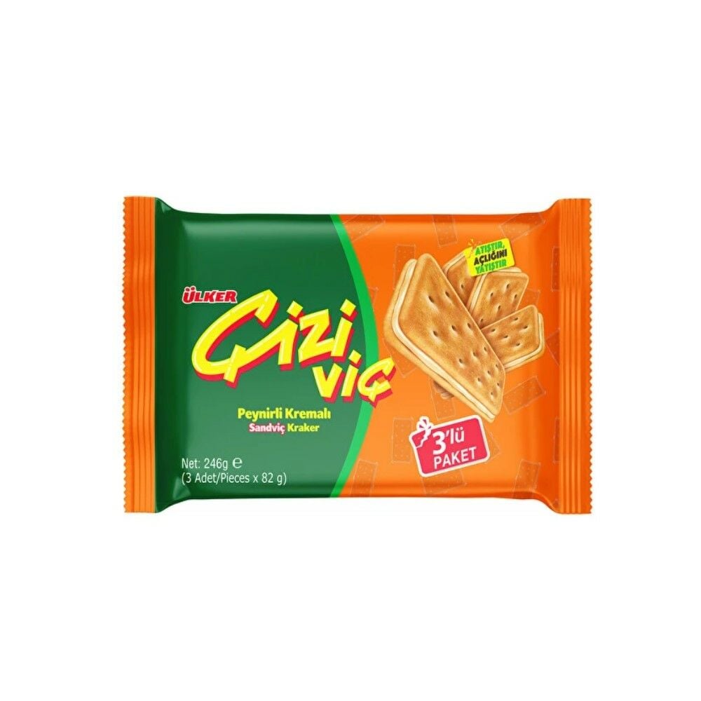 Ülker Çiziviç Peynirli San.Kraker 3x82gr