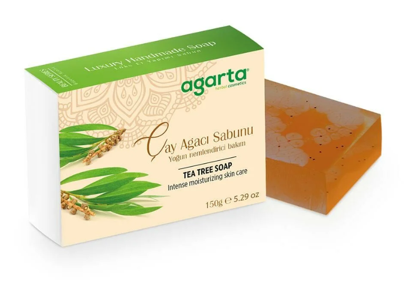 Agarta Doğal El Yapımı Güzel.Sabunu Çay Ağacı 150g