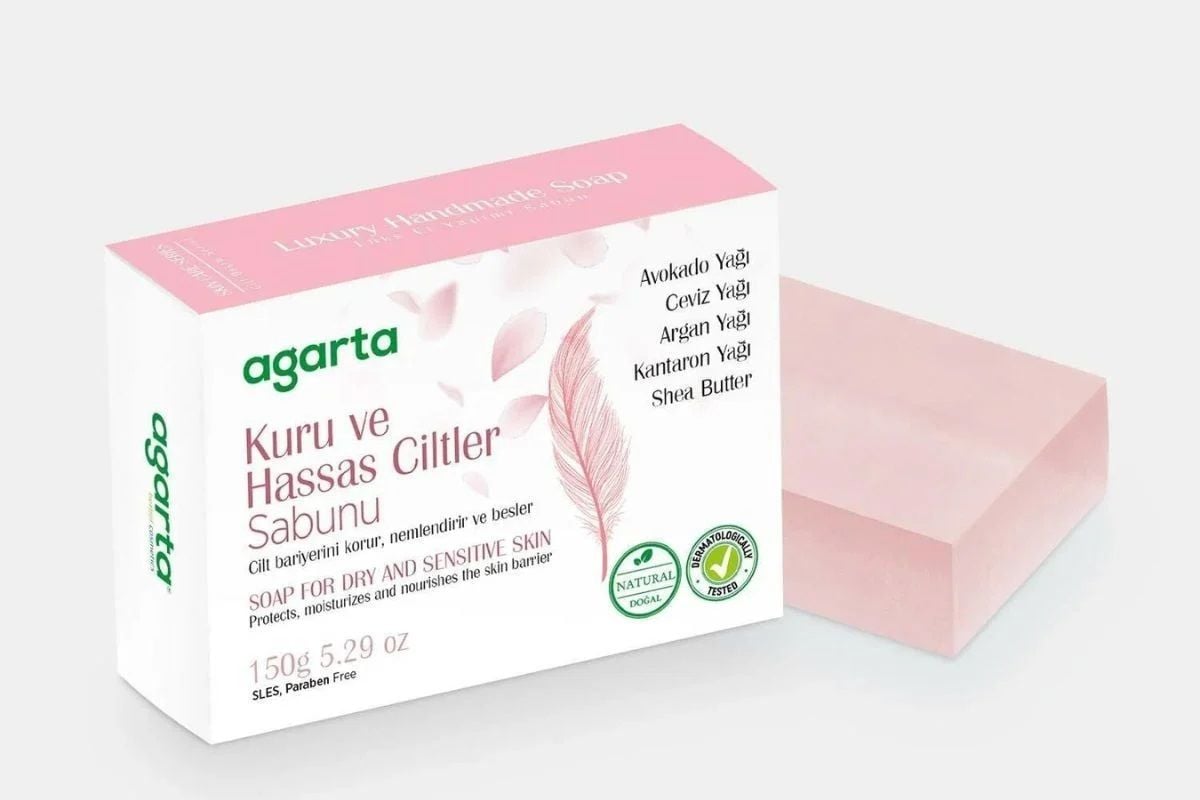 Agarta Doğal Cilt Bakım Sabunu Kuru&Hassas 150gr