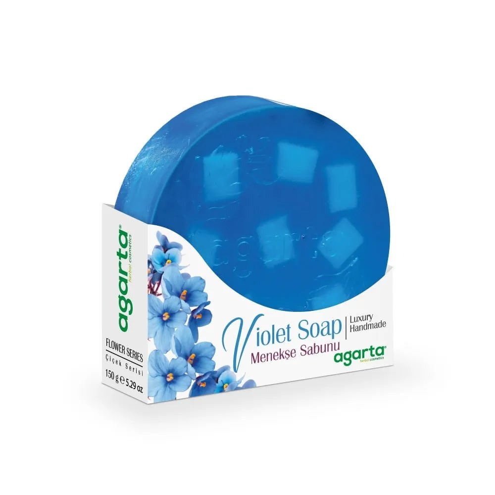 Agarta Doğal Çiçek Bahçe Sabunu Menekşe 150g