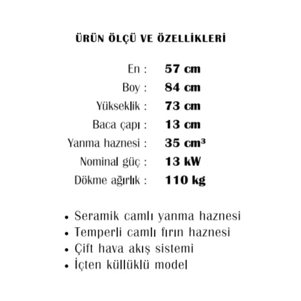 TDS Mercan Döküm Soba