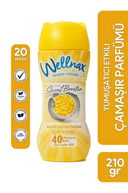 Wellnax Çamaşır Parfümü Sarı 210gr